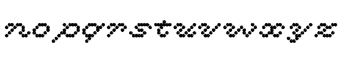 Bianzhidai NoBG Pearl Font LOWERCASE