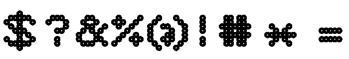 Bianzhidai NoBG Ring Font OTHER CHARS