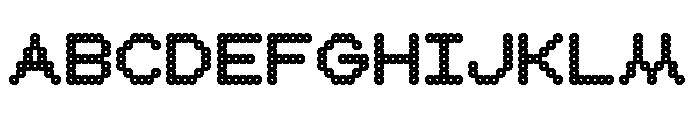 Bianzhidai NoBG Ring Font UPPERCASE