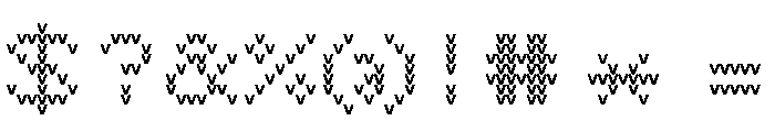 Bianzhidai NoBG Stitches Font OTHER CHARS