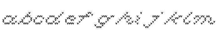 Bianzhidai NoBG Stitches FONT