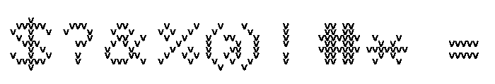 Bianzhidai Stitches Font OTHER CHARS
