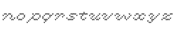 Bianzhidai Stitches Font LOWERCASE