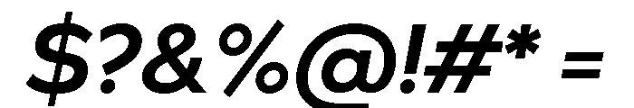 Bill Corporate Bold Italic Font OTHER CHARS