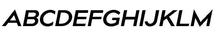 Bill Corporate Bold Italic Font UPPERCASE