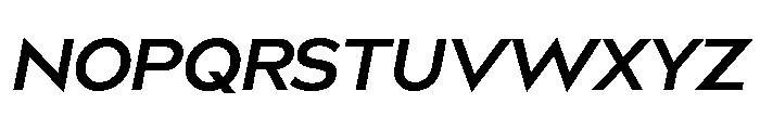 Bill Corporate Bold Italic Font UPPERCASE
