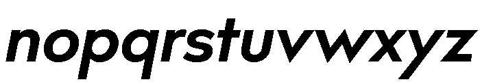 Bill Corporate Bold Italic Font LOWERCASE
