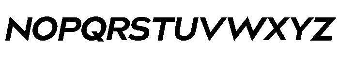 Bill Corporate Extra Bold Italic Font UPPERCASE