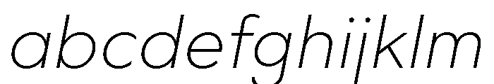 Bill Corporate Extra Light Italic FONT
