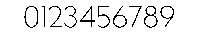 Bill Corporate Extra Light Font OTHER CHARS