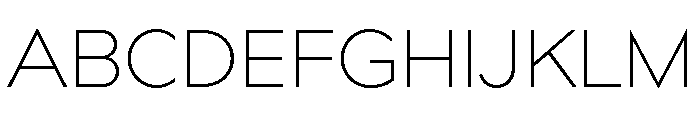 Bill Corporate Extra Light Font UPPERCASE