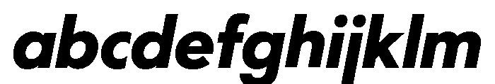 Bill Corporate Heavy Italic FONT