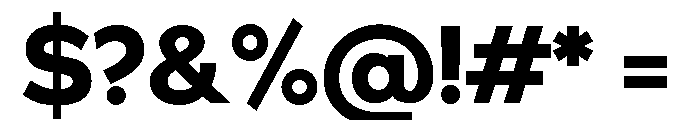 Bill Corporate Heavy Font OTHER CHARS