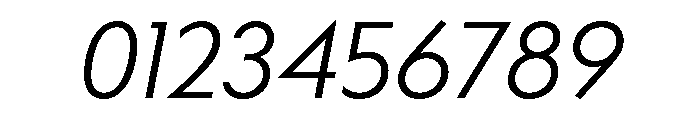 Bill Corporate Regular Italic Font OTHER CHARS
