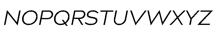 Bill Corporate Regular Italic Font UPPERCASE