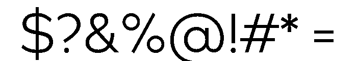 Bill Corporate Regular Font OTHER CHARS
