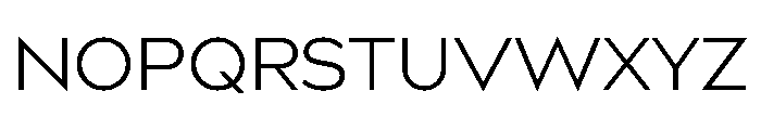 Bill Corporate Regular Font UPPERCASE