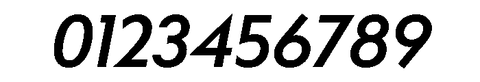 Bill Corporate Semi Bold Italic Font OTHER CHARS