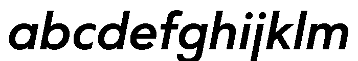 Bill Corporate Semi Bold Italic FONT