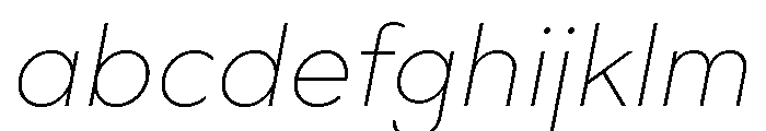 Bill Corporate Ultra Light Italic FONT