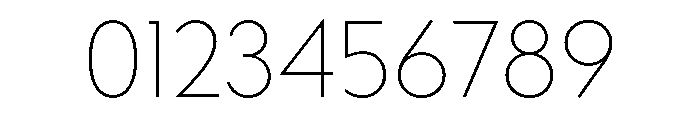 Bill Corporate Ultra Light Font OTHER CHARS