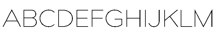 Bill Corporate Ultra Light Font UPPERCASE