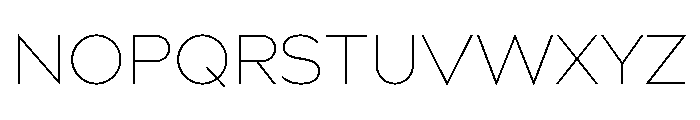 Bill Corporate Ultra Light Font UPPERCASE