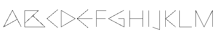 Bill Display Hairline Font UPPERCASE
