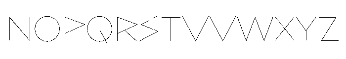 Bill Display Hairline Font UPPERCASE