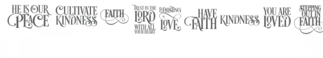 bible inspirations font Font LOWERCASE