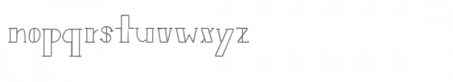 bistro serif font Font LOWERCASE