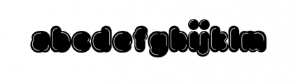 BigBlack Gloss Xtra Font LOWERCASE