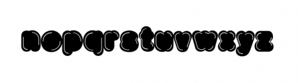 BigBlack Gloss Xtra Font LOWERCASE