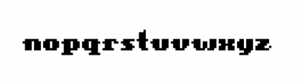 Bit Kit Informal Font LOWERCASE