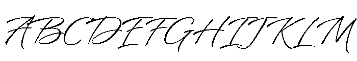 Bianca Regular Font UPPERCASE