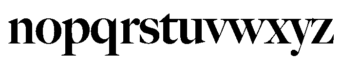 Big Caslon CC Black Font LOWERCASE