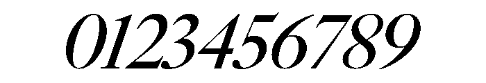 Big Caslon CC Bold Italic Font OTHER CHARS