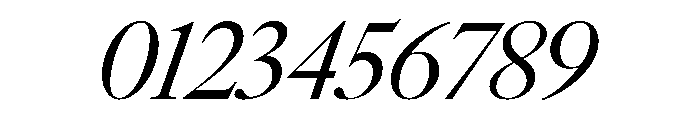 Big Caslon CC Regular Italic Font OTHER CHARS