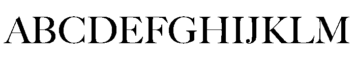 Big Caslon CC Regular Font UPPERCASE