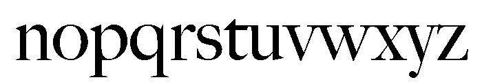 Big Caslon CC Regular Font LOWERCASE