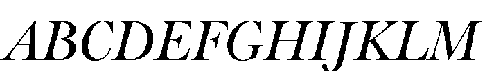 Big Moore Regular Italic Font UPPERCASE