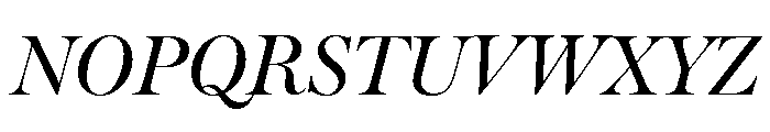 Big Moore Regular Italic Font UPPERCASE