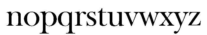 Big Moore Regular Font LOWERCASE