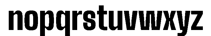 Big Shoulders Black Font LOWERCASE