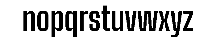 Big Shoulders Bold Font LOWERCASE
