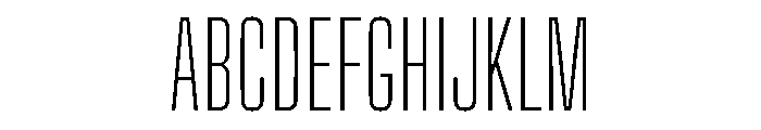 Big Shoulders Display Extra Light Font UPPERCASE