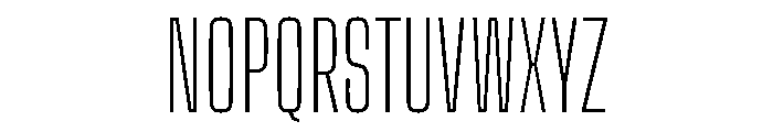 Big Shoulders Display Extra Light Font UPPERCASE
