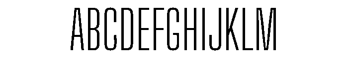 Big Shoulders Display Light Font UPPERCASE