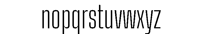 Big Shoulders Display Light Font LOWERCASE