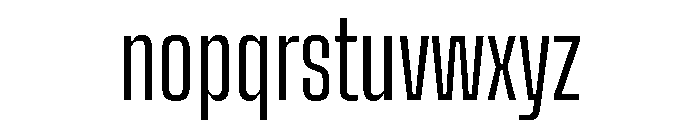 Big Shoulders Display Regular Font LOWERCASE
